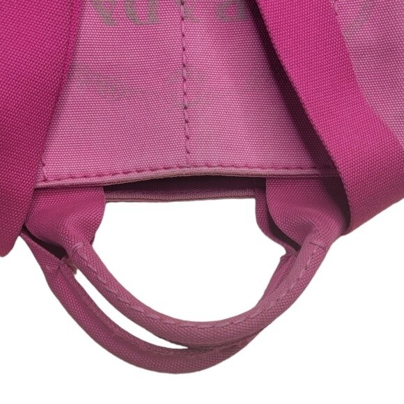 💖PRADA Pink Canvas Crossbody/Handbag, shoulder Authentic - Picture 5 of 16